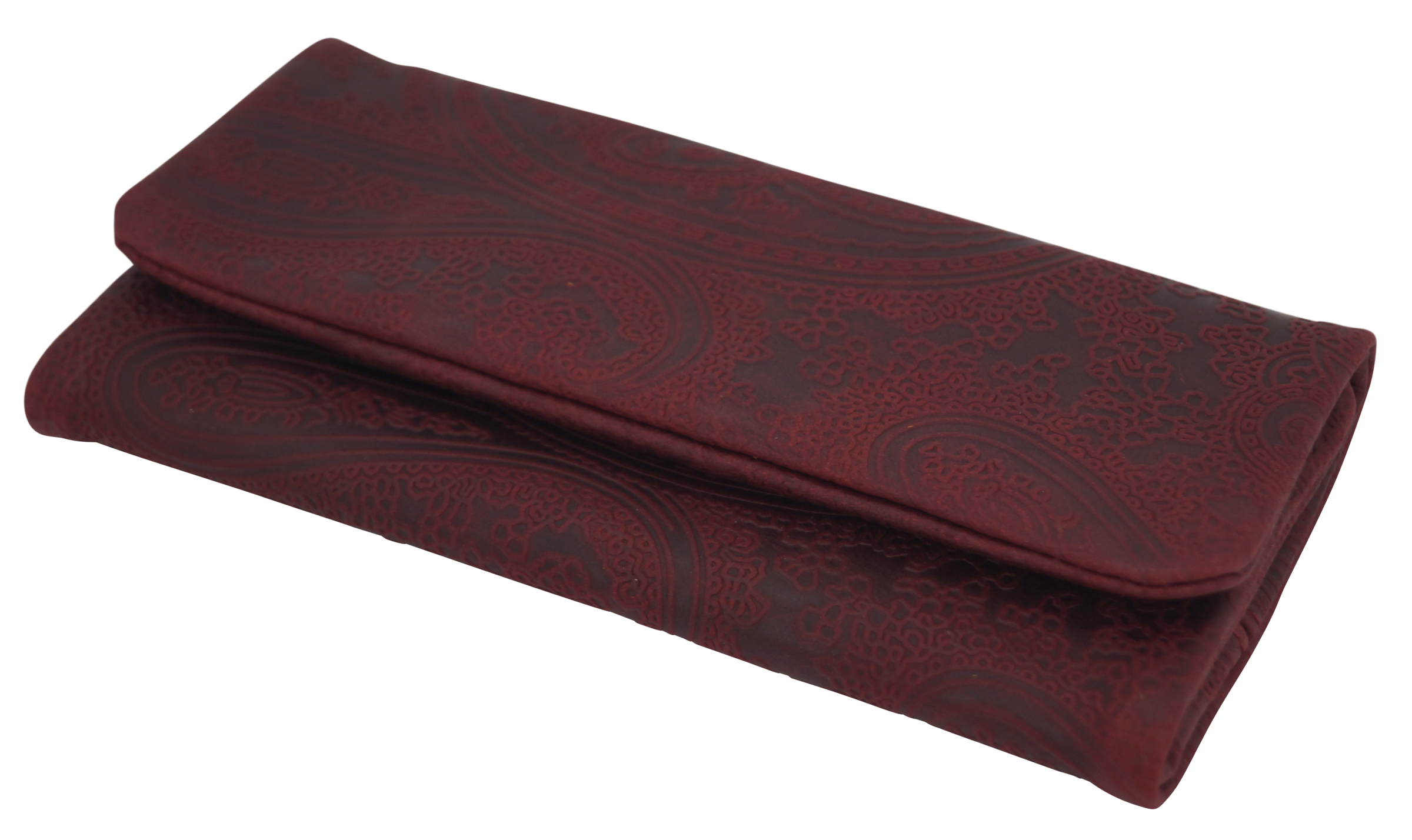 GERMANUS Tabaktasche CosaRara - Rot "Tendril" - Made in EU