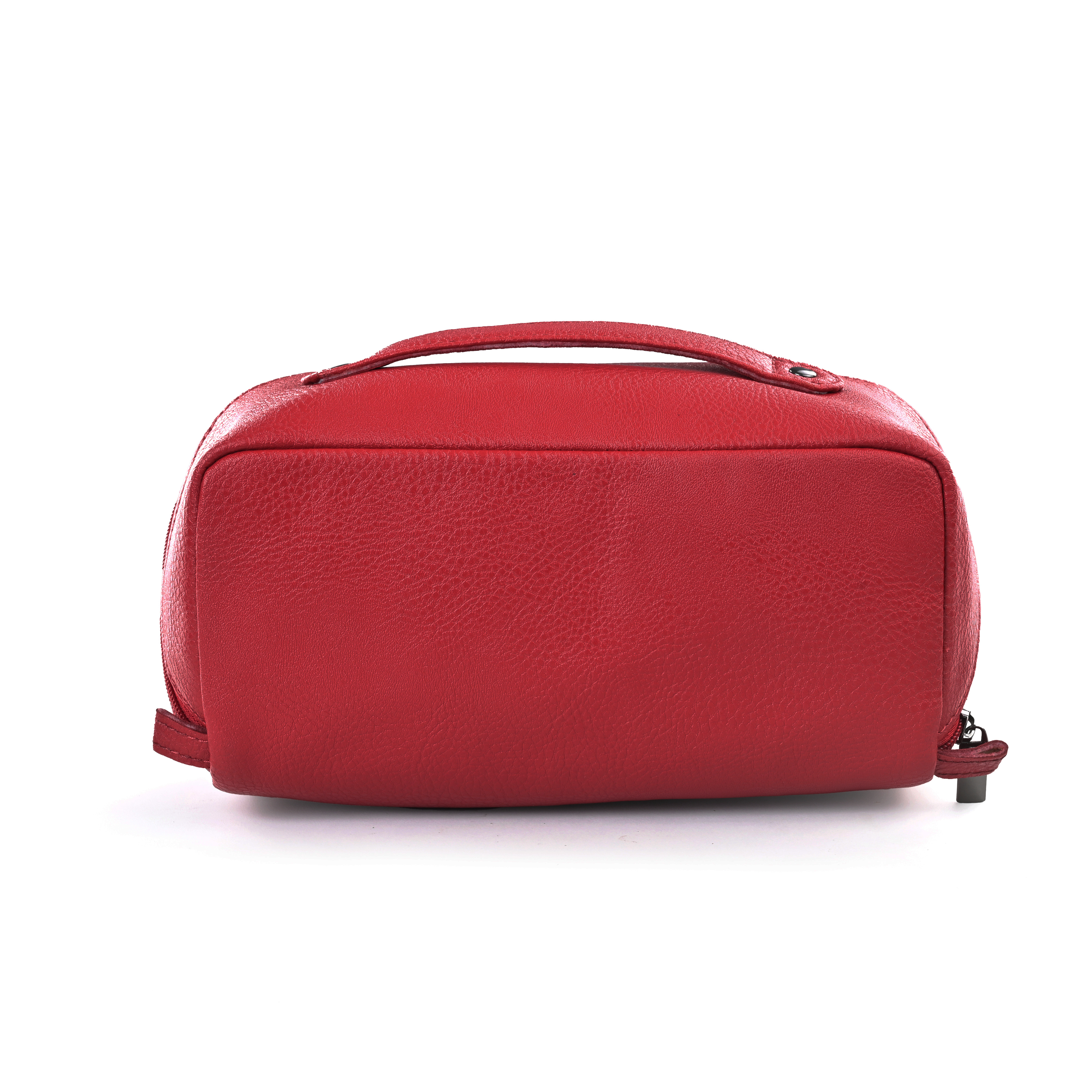 GERMANUS Kulturtasche Washbag Ulrich lederfrei vegan, rot