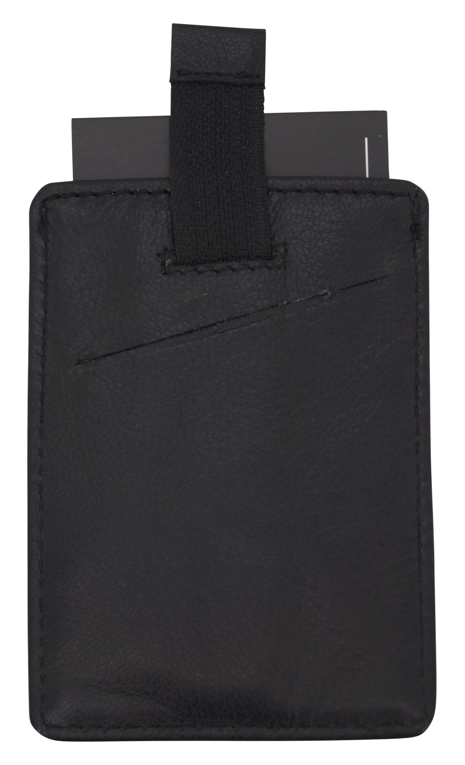 GERMANUS Kartenetui aus Leder, schwarz