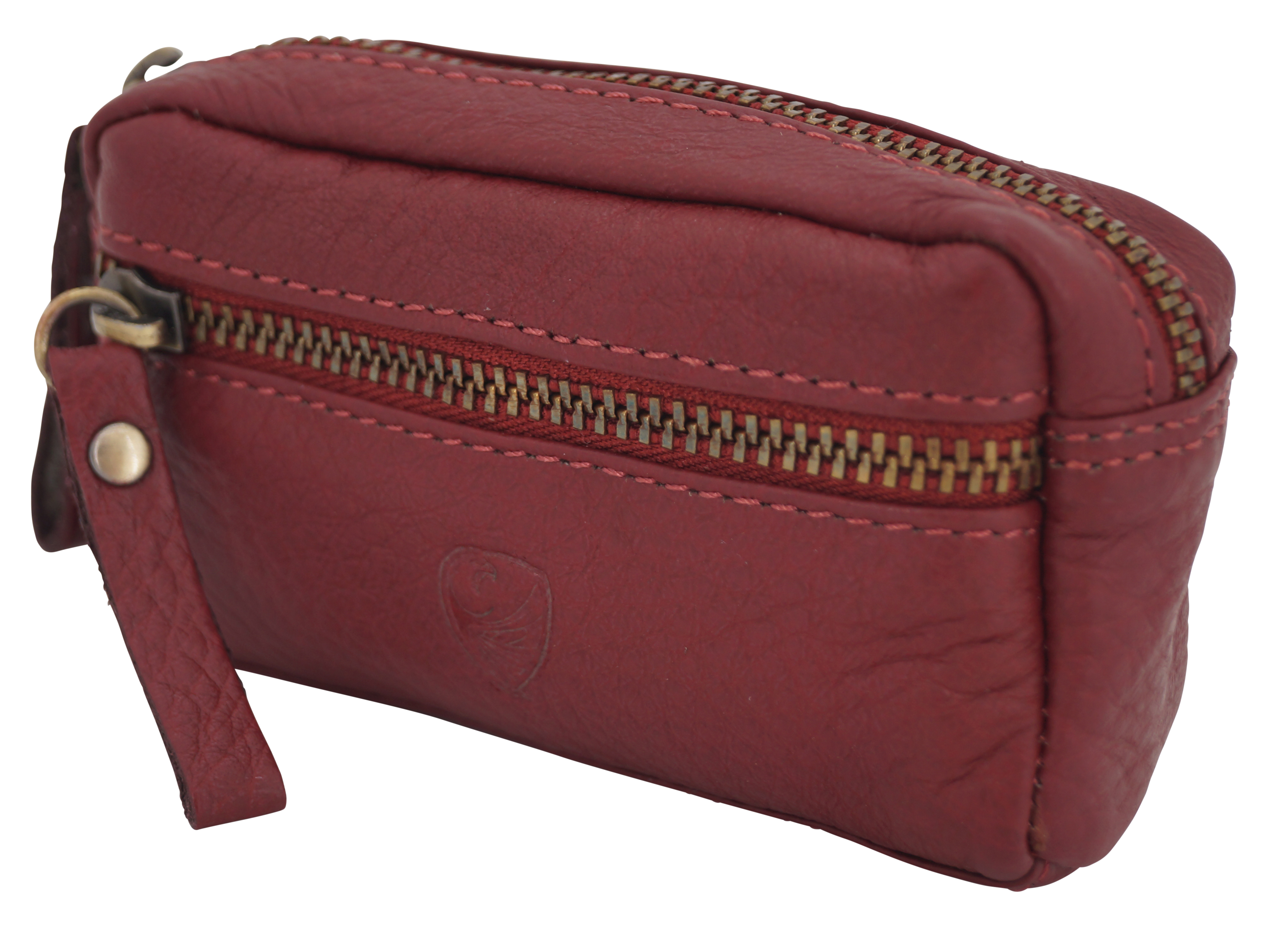 GERMANUS Schlüsseletui Schlüsselmäppchen Schlüsseletui 4051 (Rot)