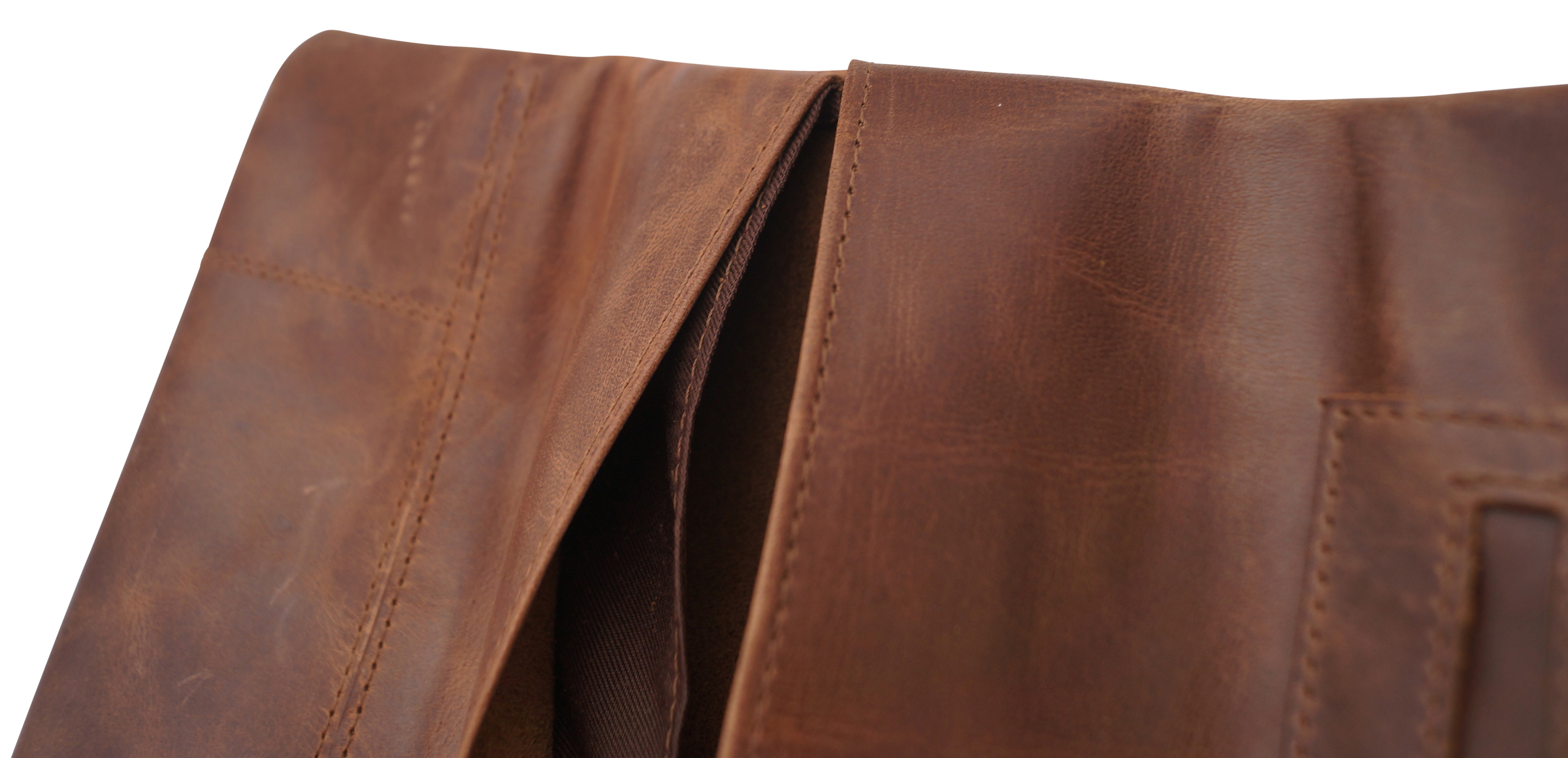 GERMANUS Tabaktasche CosaRara - Braun Glattleder