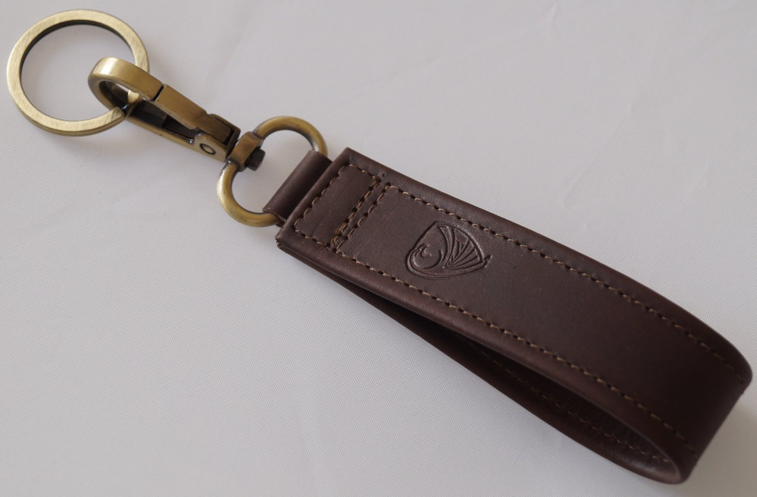 GERMANUS Schlüsselanhänger - Made in EU - Ferruginus Dunkelbraun