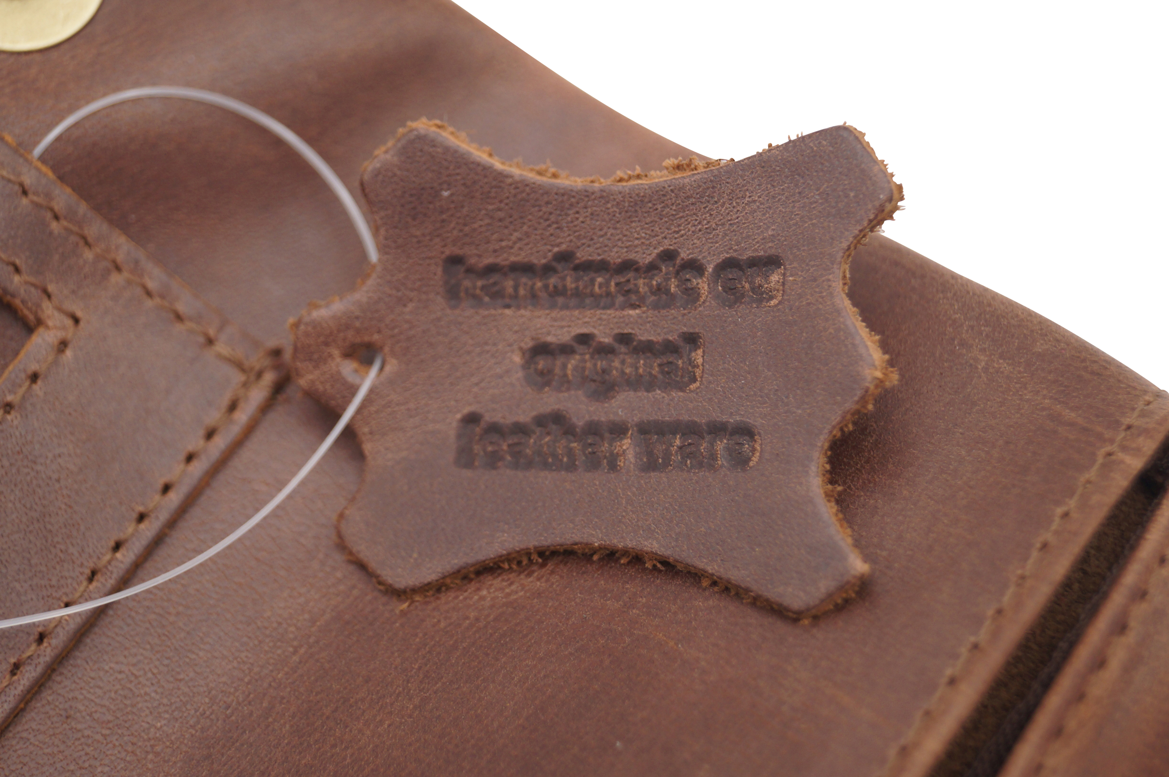 GERMANUS Tabaktasche CosaRara - Braun Glattleder