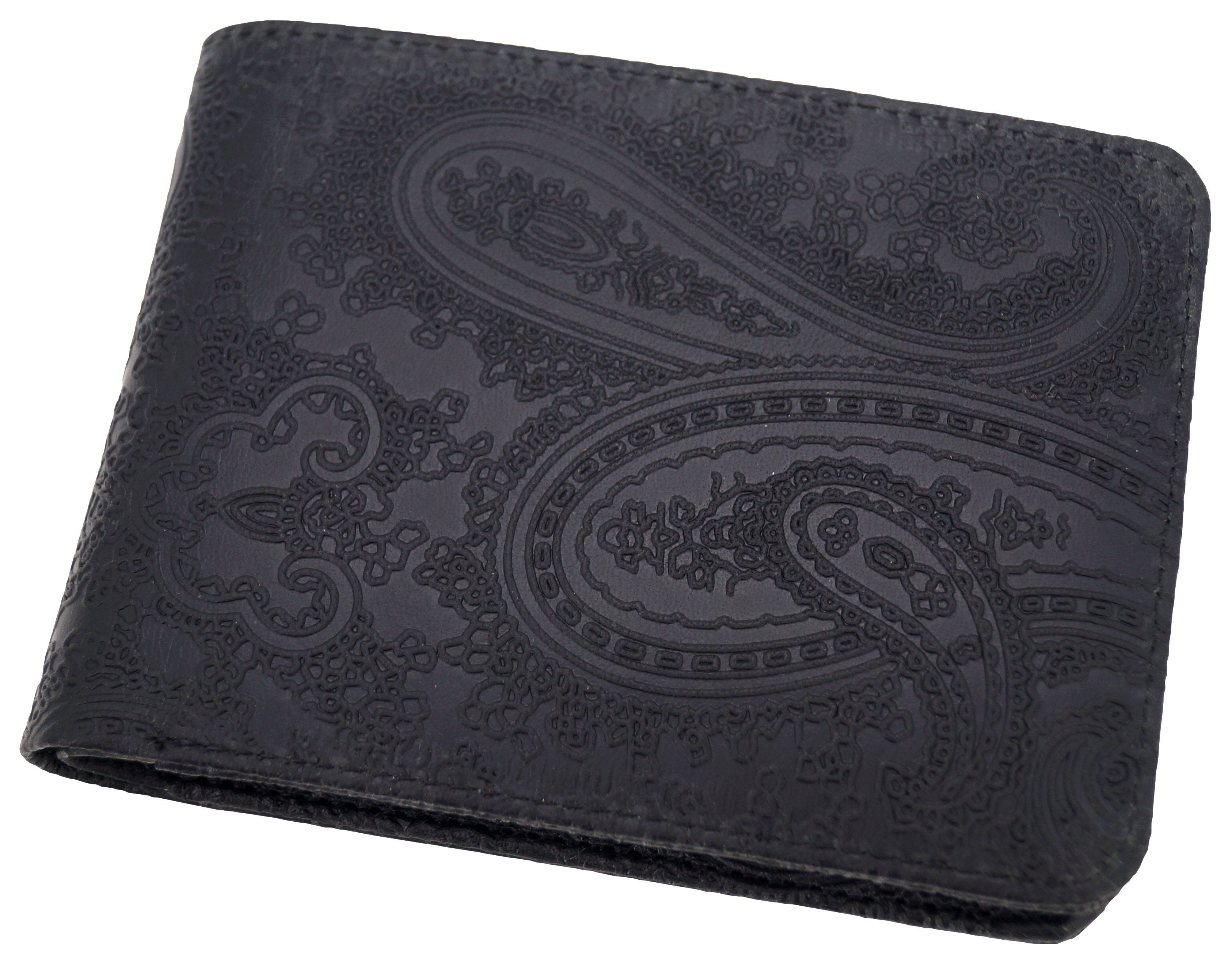 GERMANUS Geldbörse aus Leder, 30110-1, Made in EU, RFID secure, schwarz