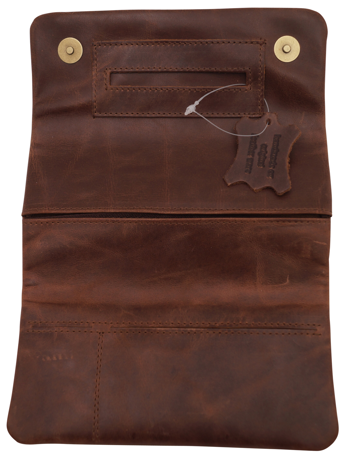 GERMANUS Tabaktasche CosaRara - Braun Glattleder