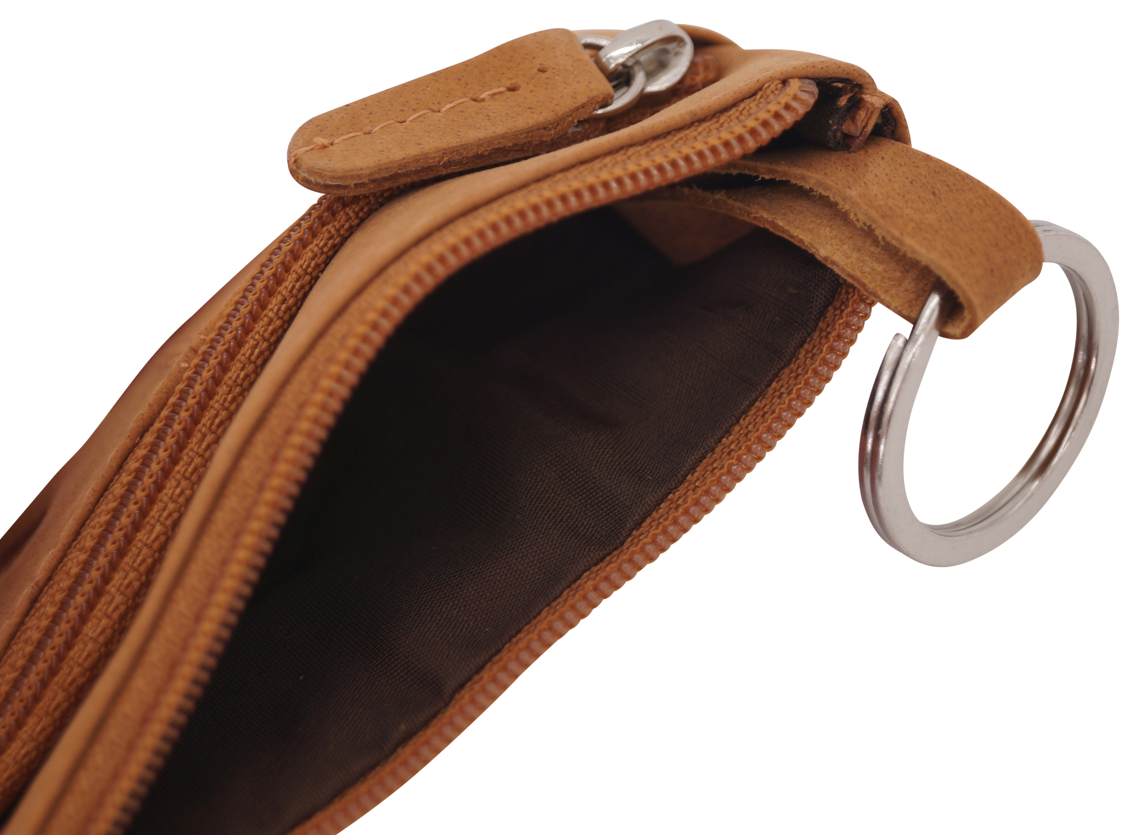 GERMANUS Schlüsselmäppchen Hellbraun