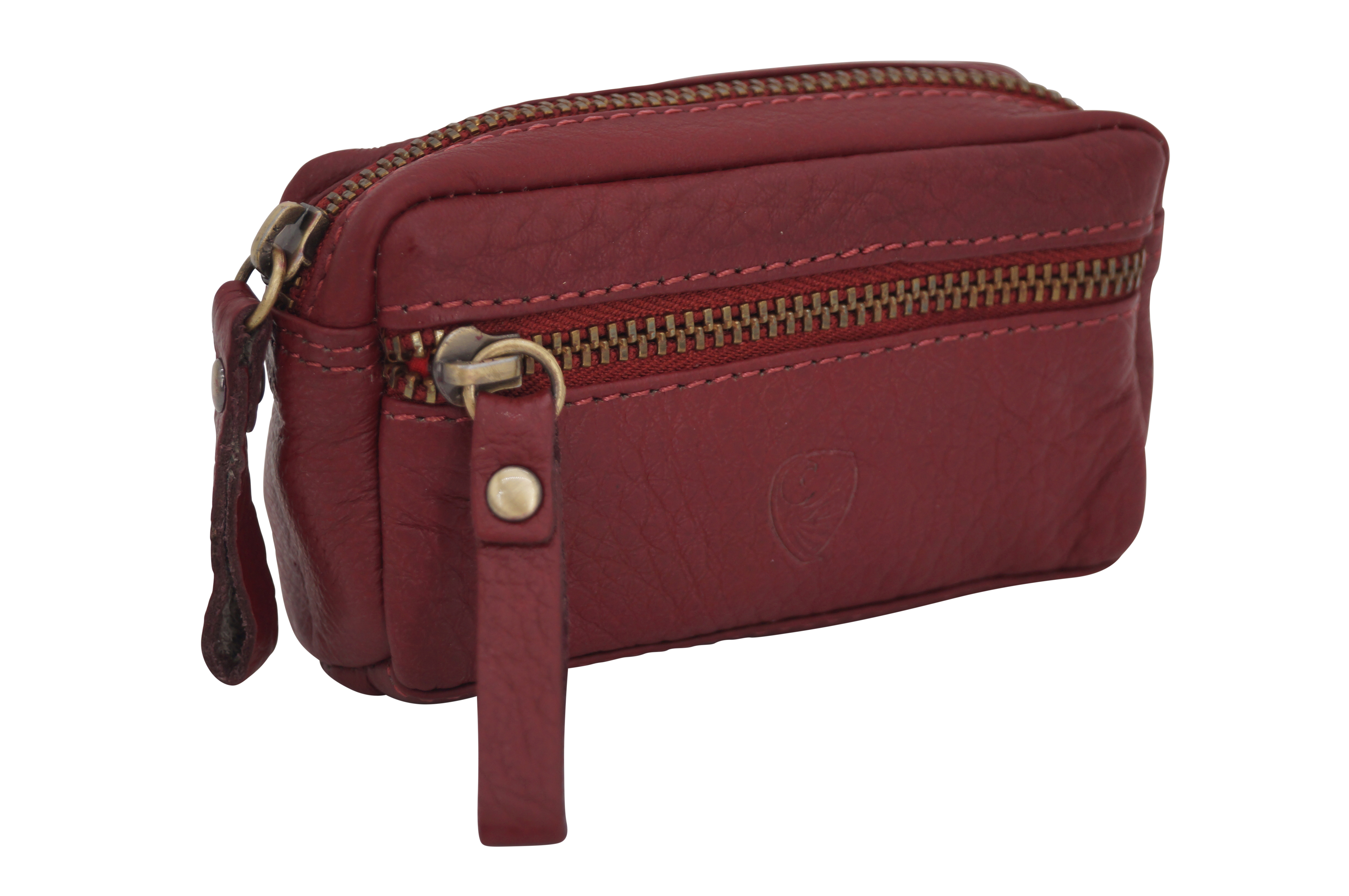 GERMANUS Schlüsseletui Schlüsselmäppchen Schlüsseletui 4051 (Rot)